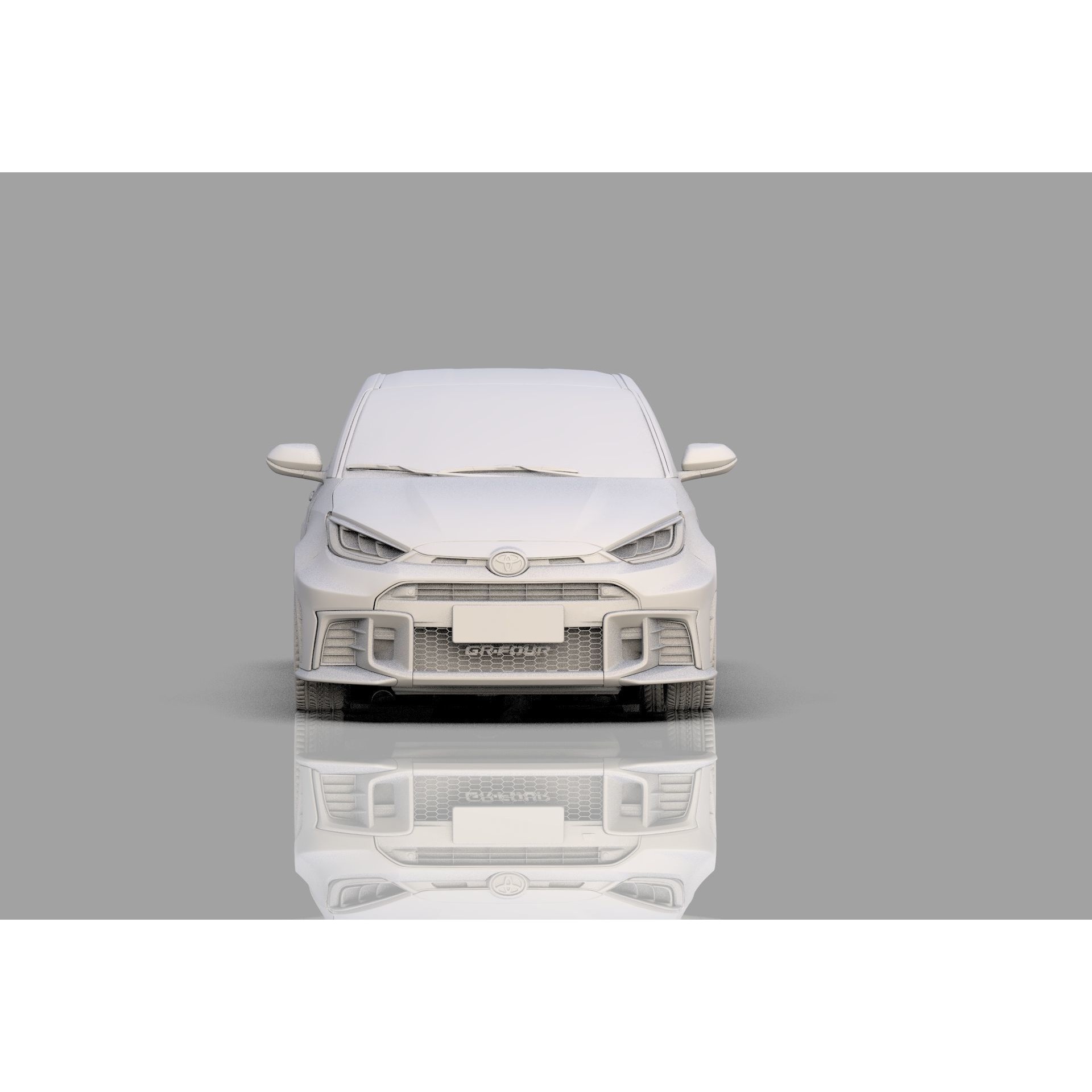Toyota GR Yaris 2024 - High-Poly Interior 3D Model - View 31