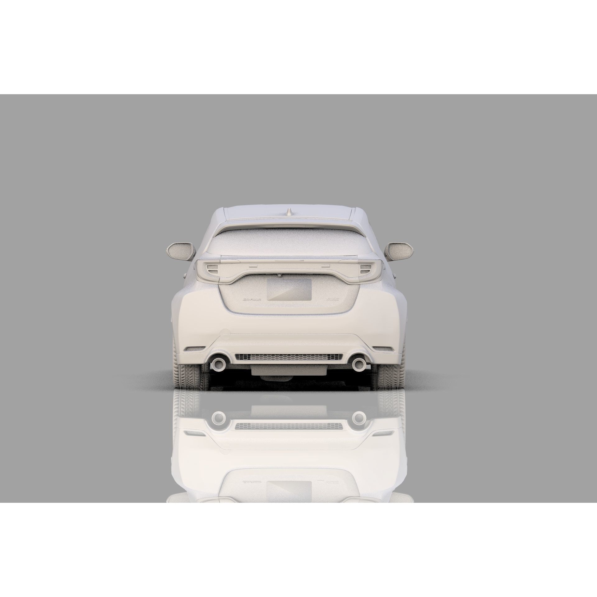 Toyota GR Yaris 2024 - High-Poly Interior 3D Model - View 32