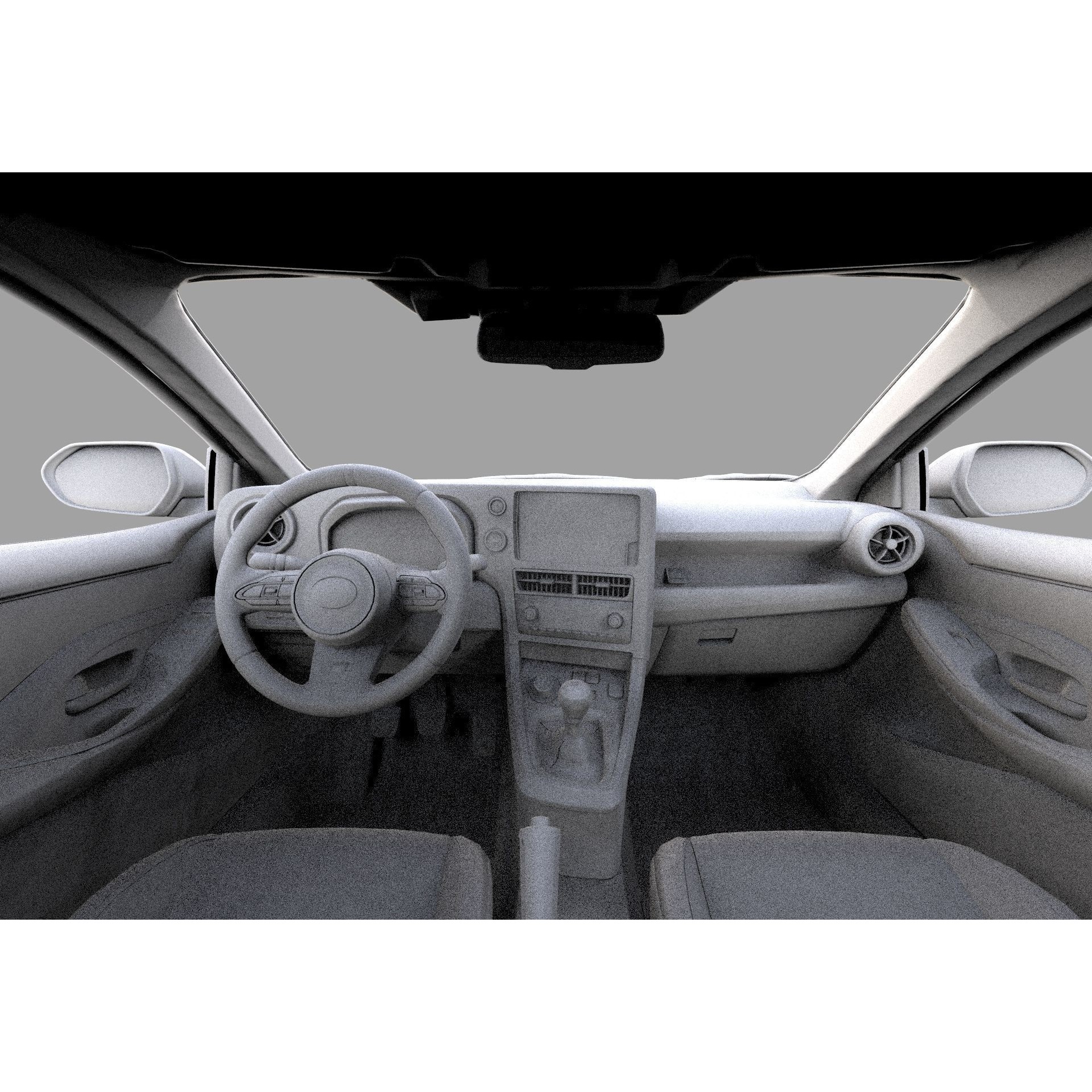Toyota GR Yaris 2024 - High-Poly Interior 3D Model - View 38