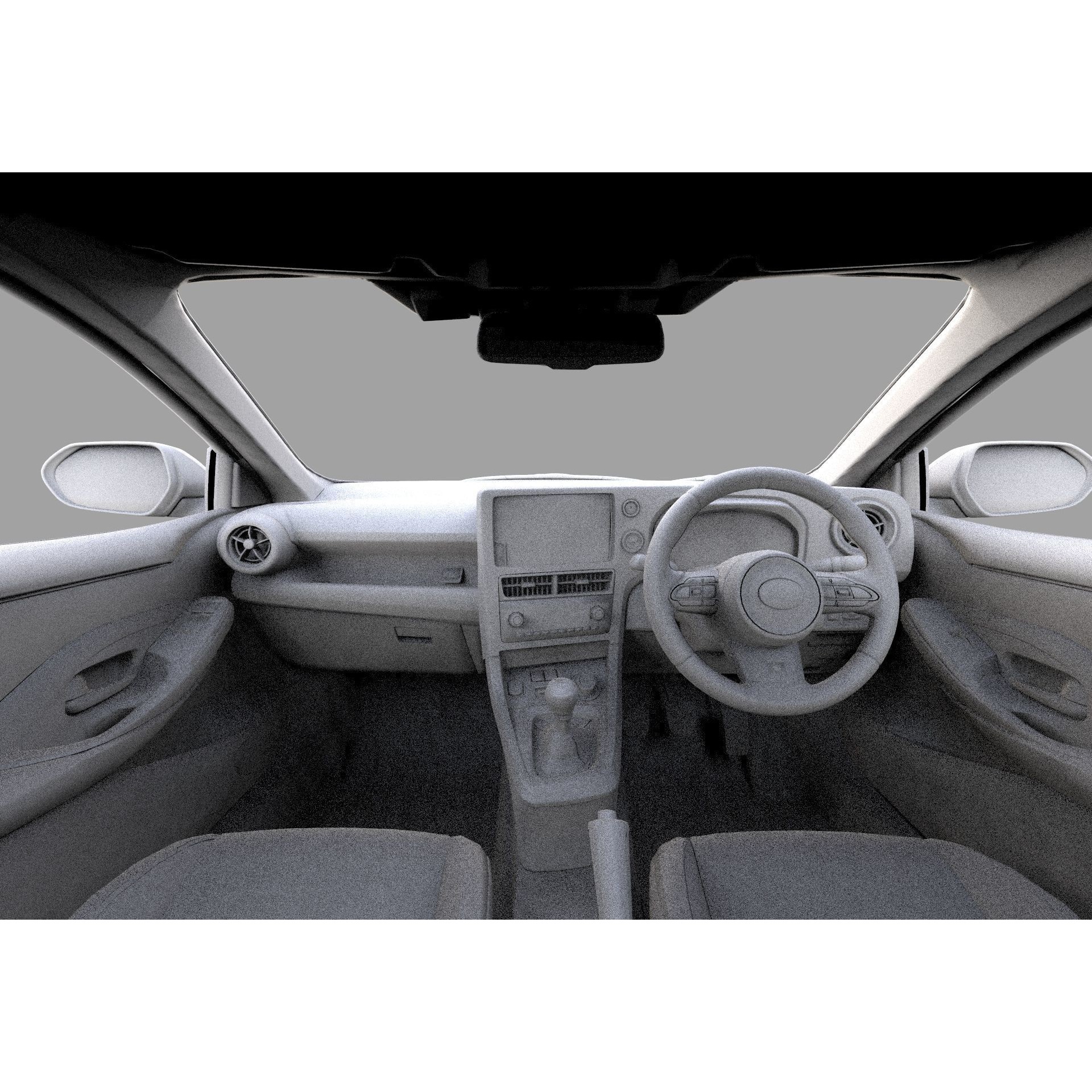 Toyota GR Yaris 2024 - High-Poly Interior 3D Model - View 39