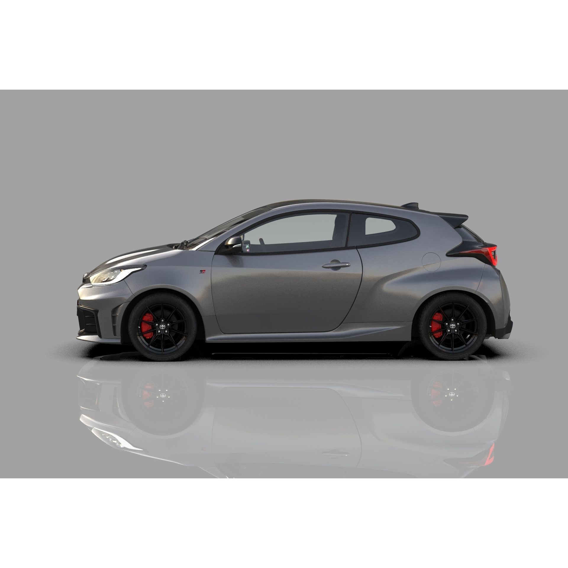 Toyota GR Yaris 2024 - High-Poly Interior 3D Model - View 4