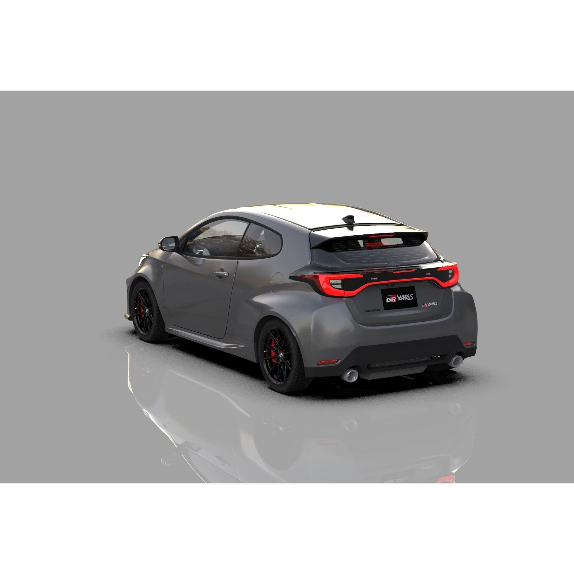 Toyota GR Yaris 2024 - High-Poly Interior 3D Model - View 5