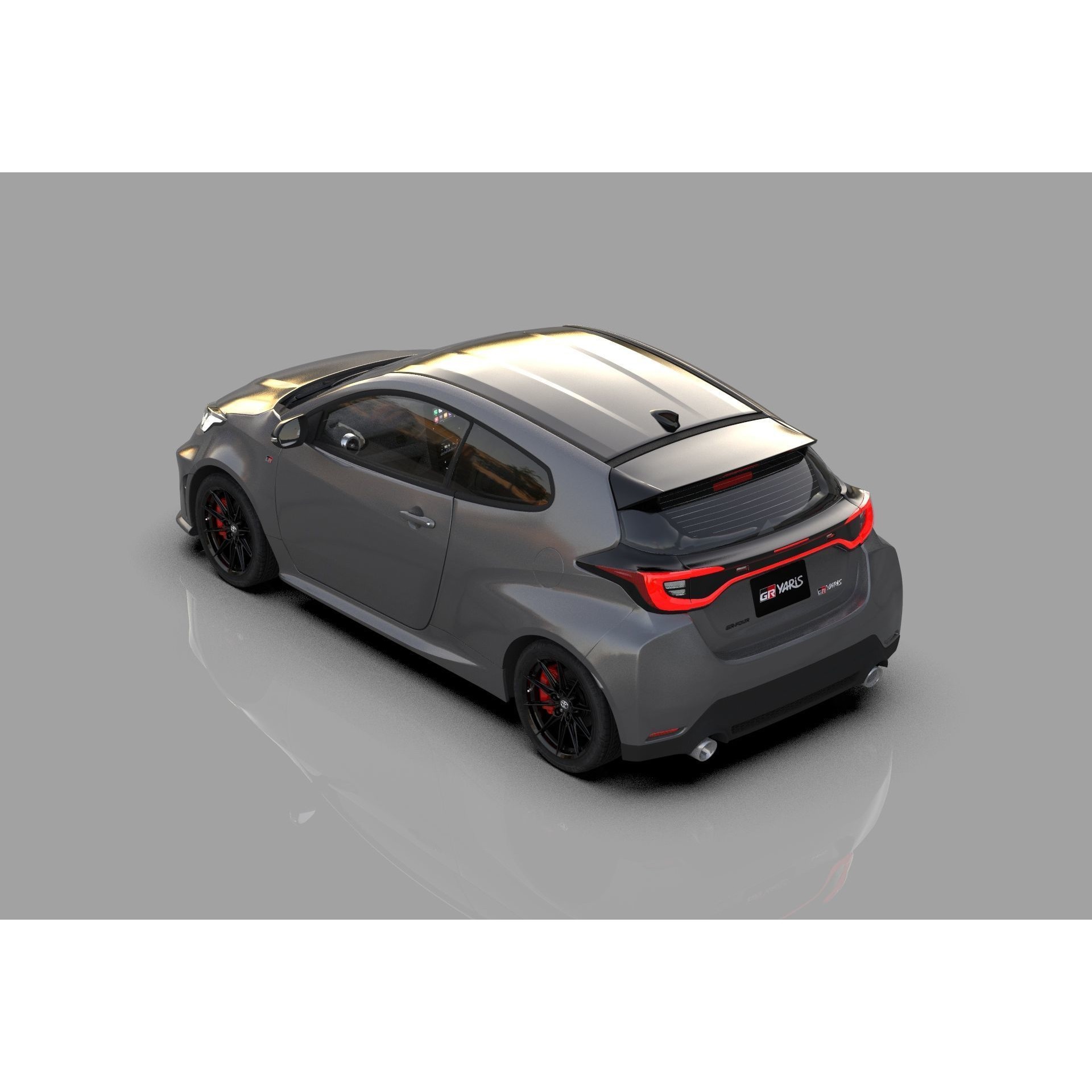 Toyota GR Yaris 2024 - High-Poly Interior 3D Model - View 6