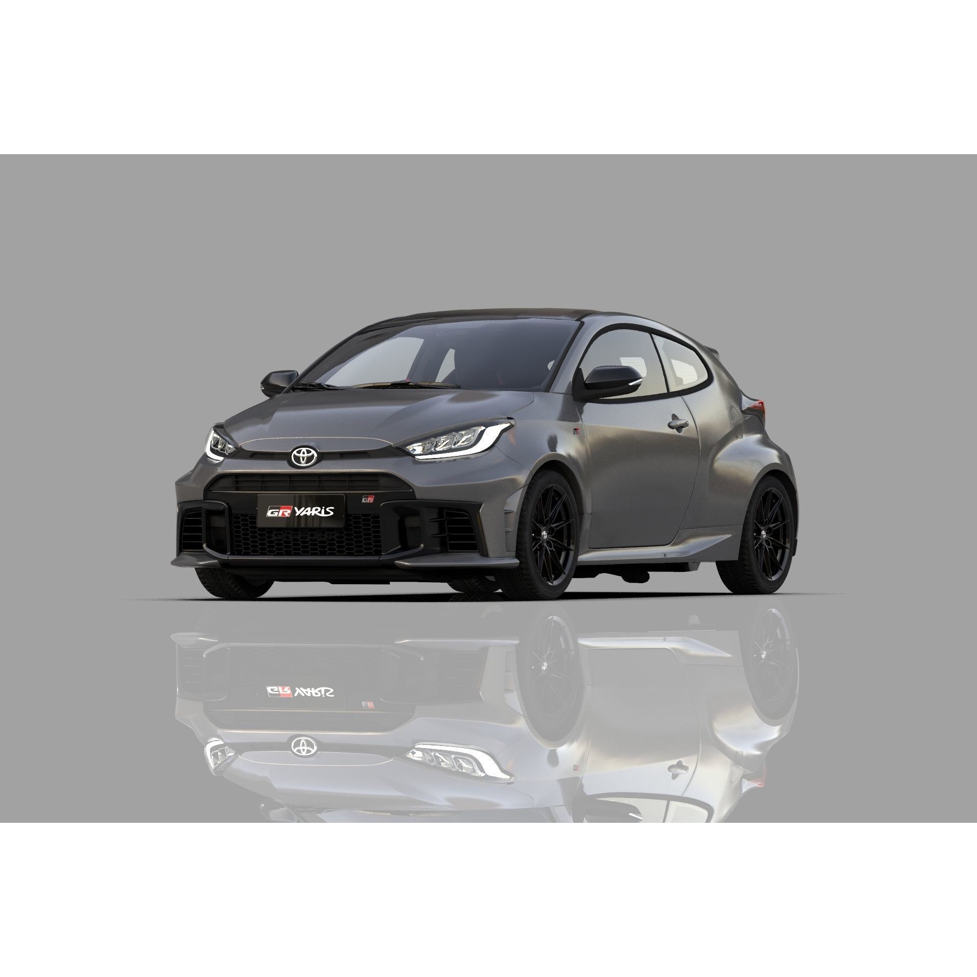 Toyota GR Yaris 2024 - High-Poly Interior 3D Model - View 7