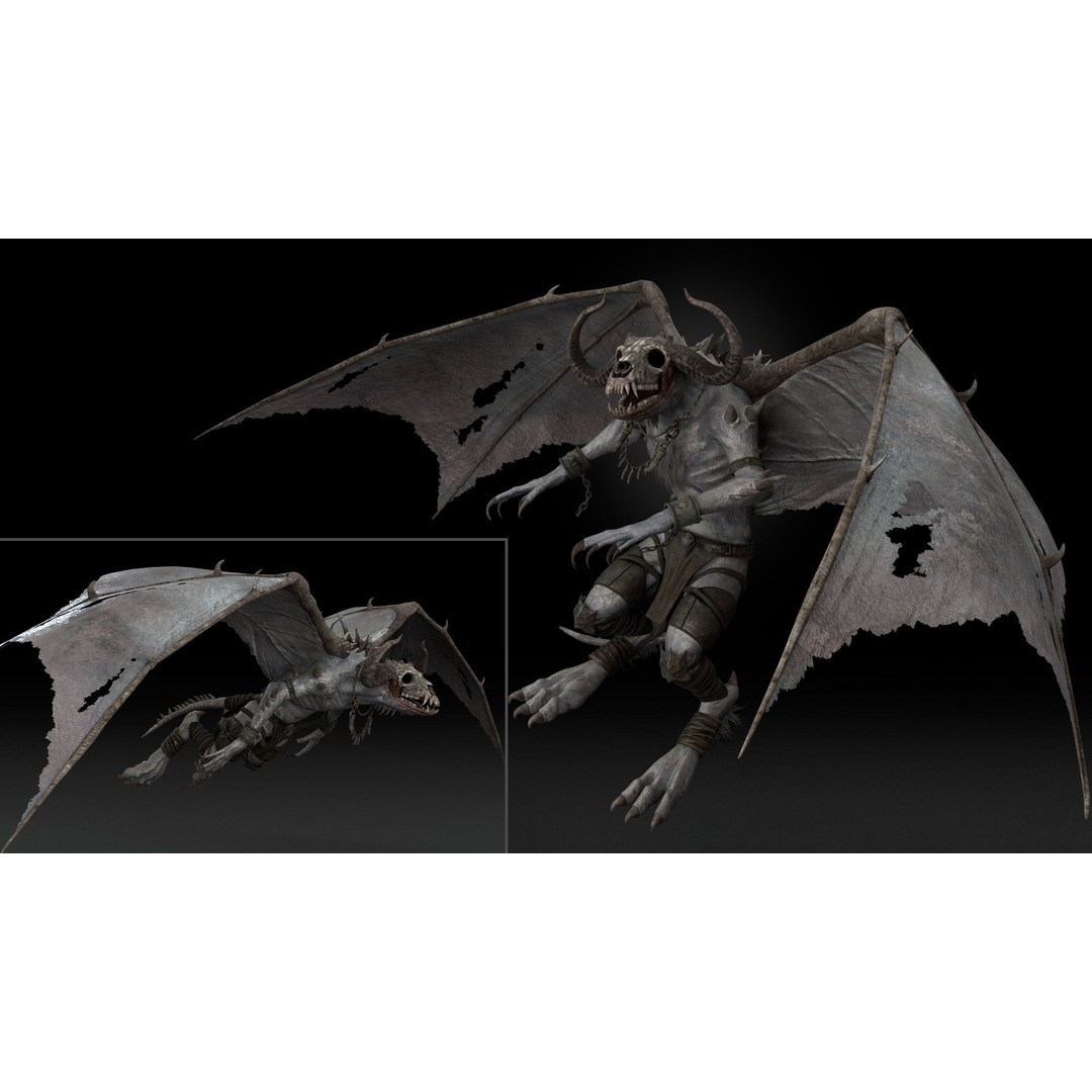 Bloodmoon 3D Model – Rigged Low-Poly Character with Animations, FBX - View 14