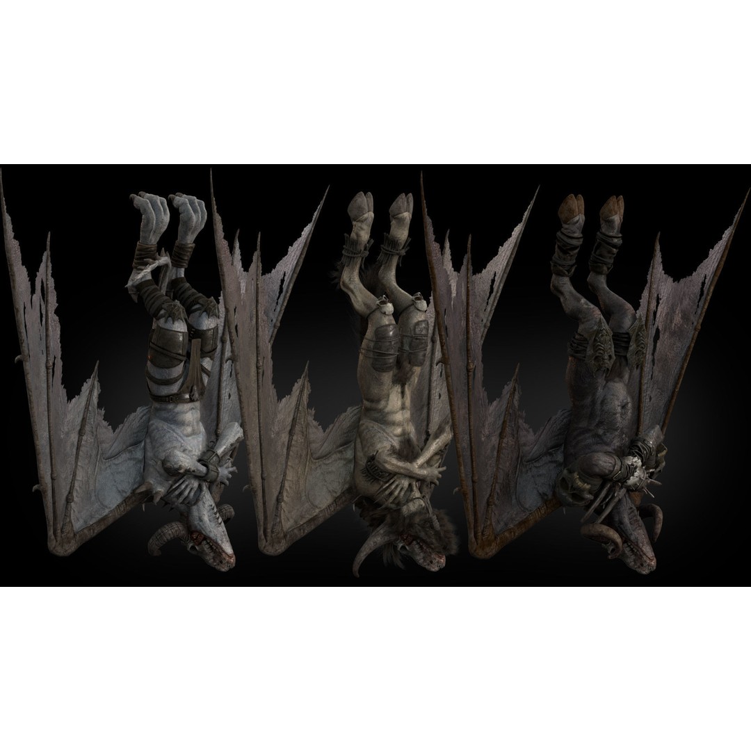 Bloodmoon 3D Model – Rigged Low-Poly Character with Animations, FBX - View 15