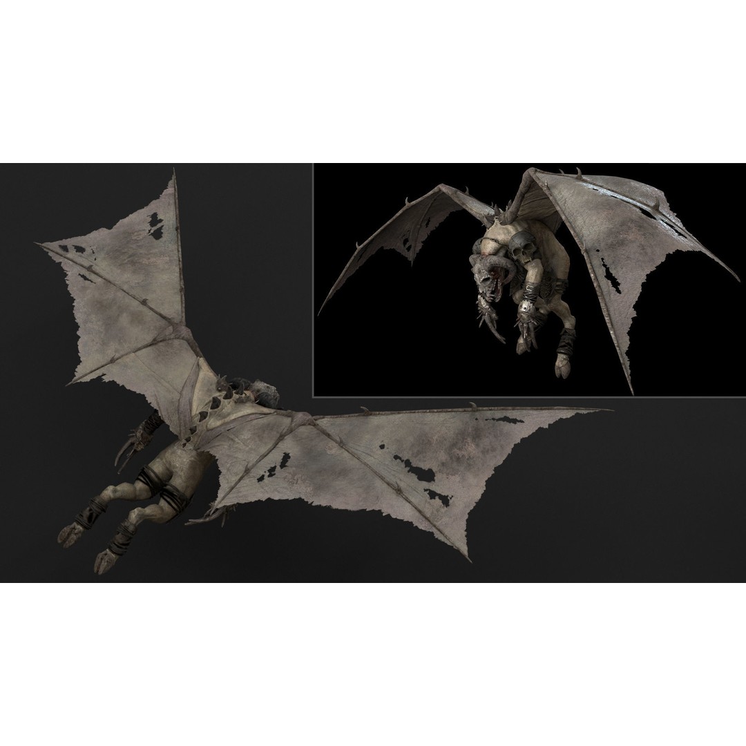Bloodmoon 3D Model – Rigged Low-Poly Character with Animations, FBX - View 18