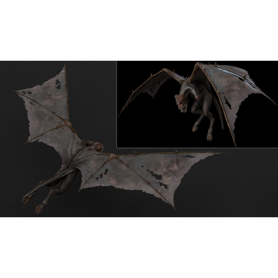 Bloodmoon 3D Model – Rigged Low-Poly Character with Animations, FBX - View 21