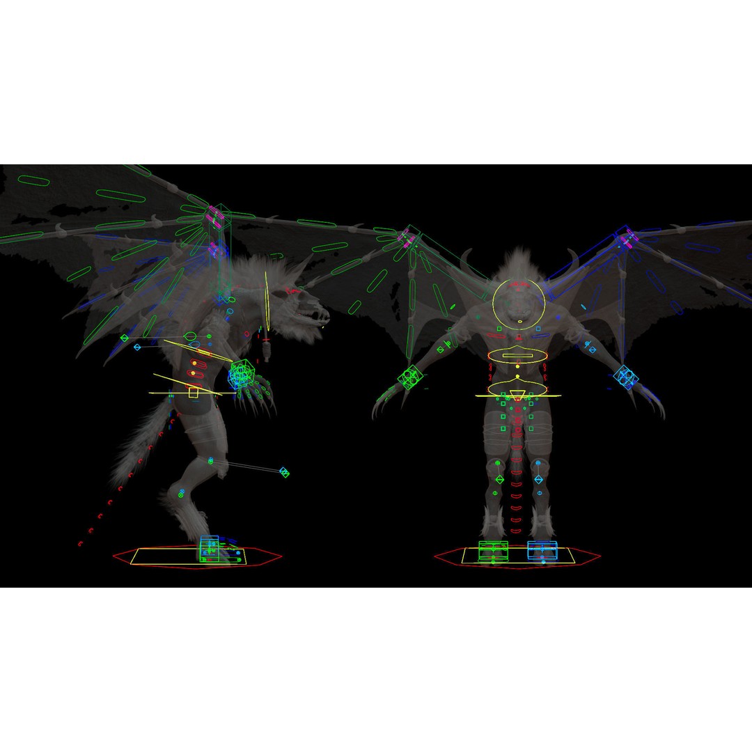 Bloodmoon 3D Model – Rigged Low-Poly Character with Animations, FBX - View 25