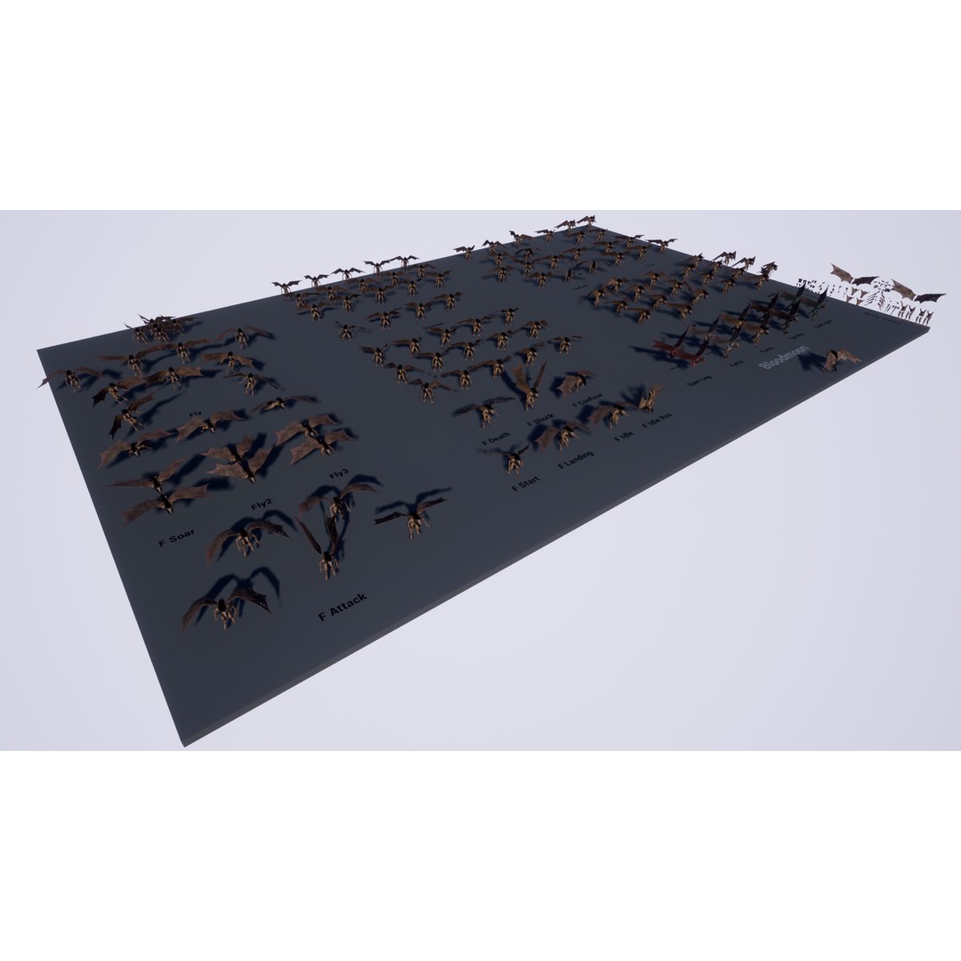 Bloodmoon 3D Model – Rigged Low-Poly Character with Animations, FBX - View 26