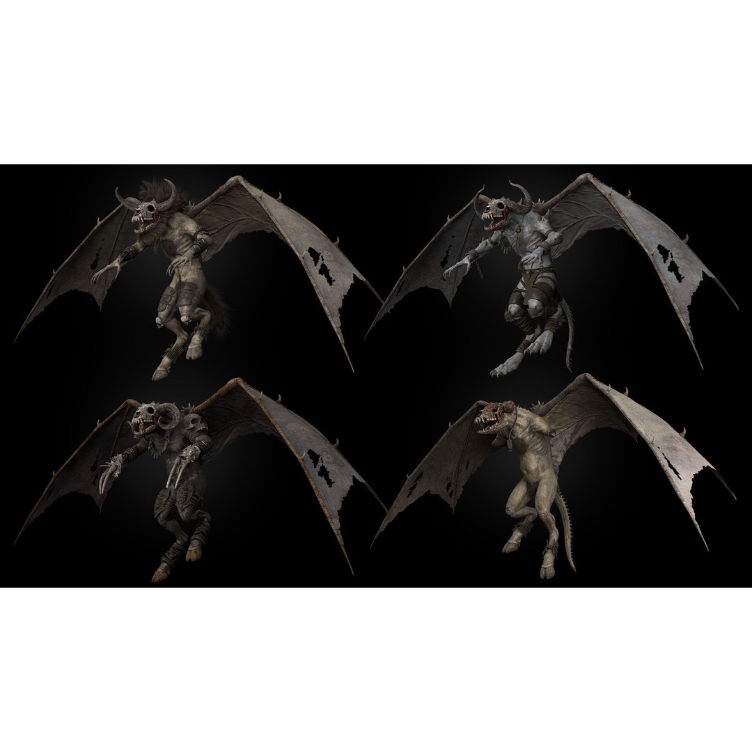 Bloodmoon 3D Model – Rigged Low-Poly Character with Animations, FBX - View 5
