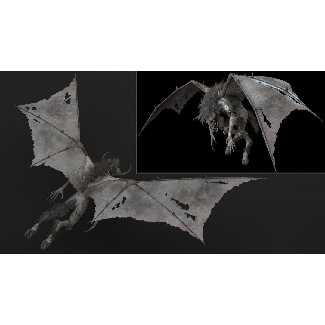 Bloodmoon 3D Model – Rigged Low-Poly Character with Animations, FBX - View 8