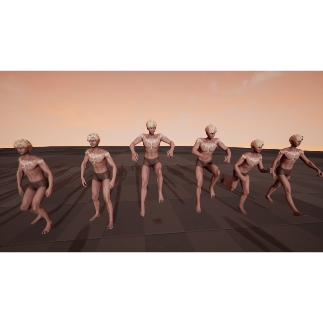 Angel Mikhail 3D Model – Low Poly Rigged Character for Games - View 11