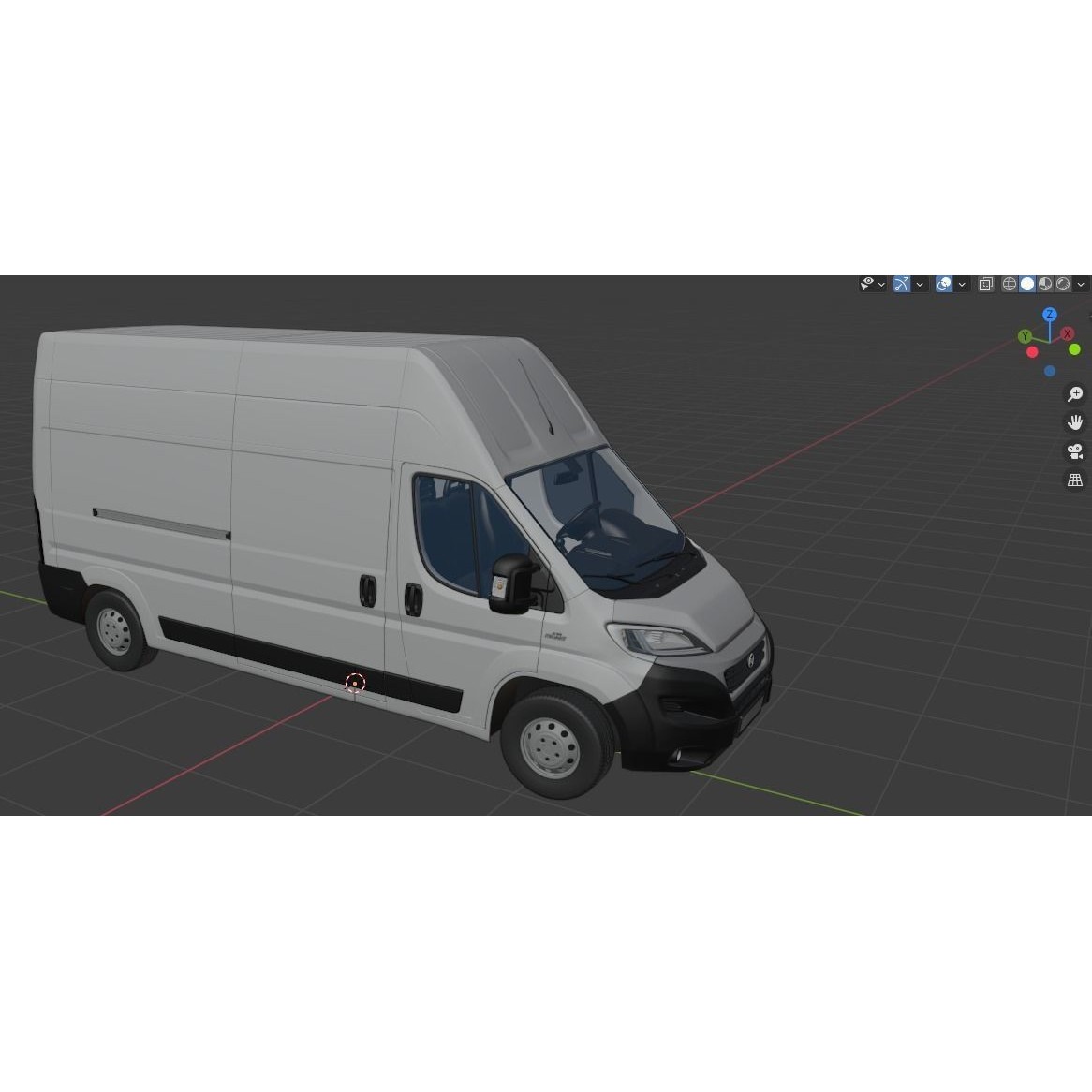 FIAT Ducato LWB L3H3 - Game-Ready 3D Model