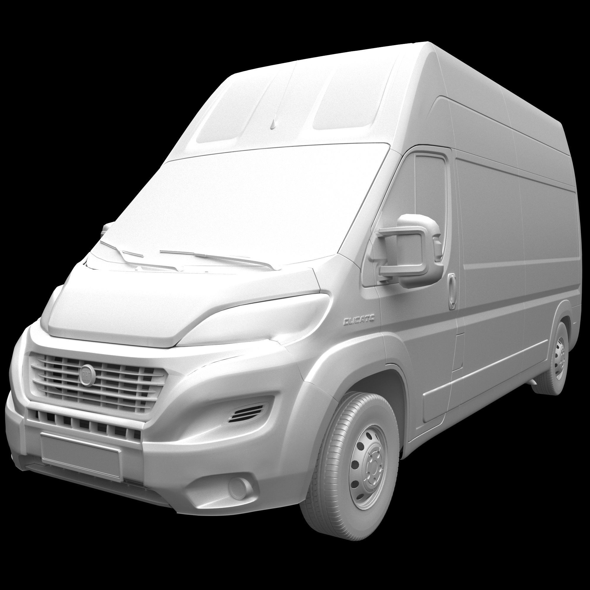 FIAT Ducato LWB L3H3 - Game-Ready 3D Model - View 15
