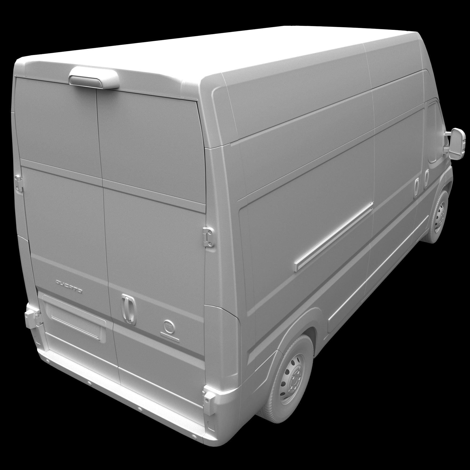 FIAT Ducato LWB L3H3 - Game-Ready 3D Model - View 16