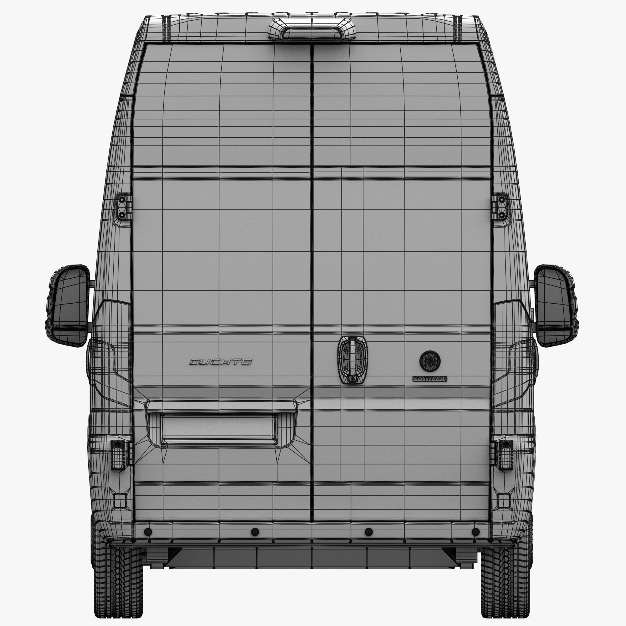 FIAT Ducato LWB L3H3 - Game-Ready 3D Model - View 22