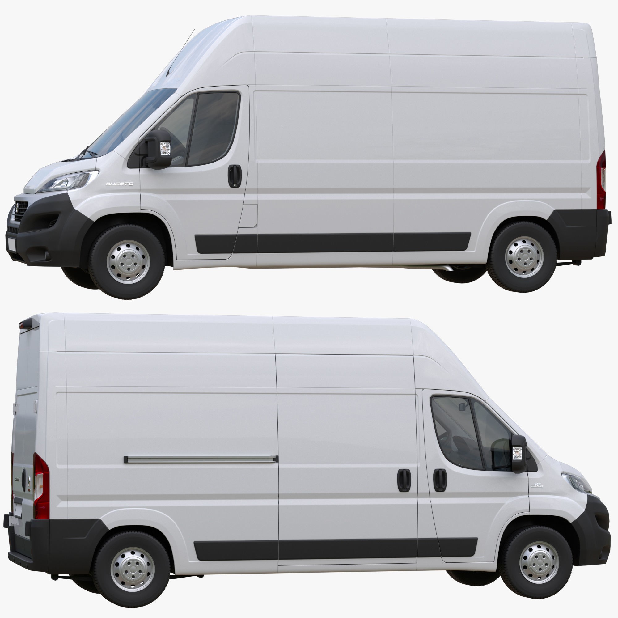 FIAT Ducato LWB L3H3 - Game-Ready 3D Model - View 27