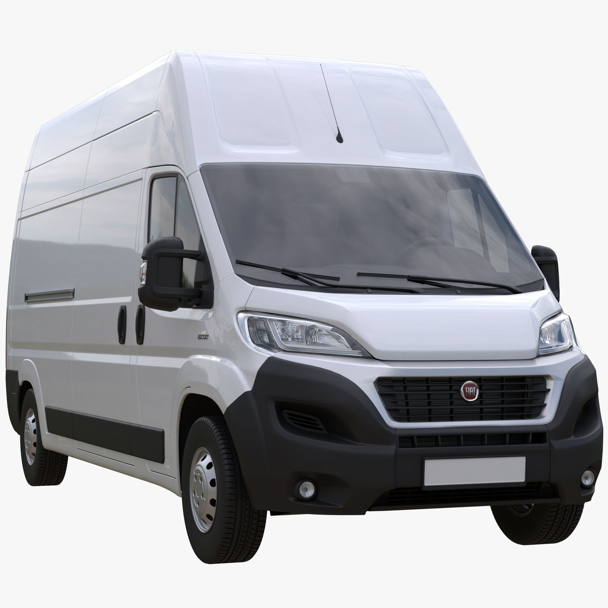 FIAT Ducato LWB L3H3 - Game-Ready 3D Model - View 4