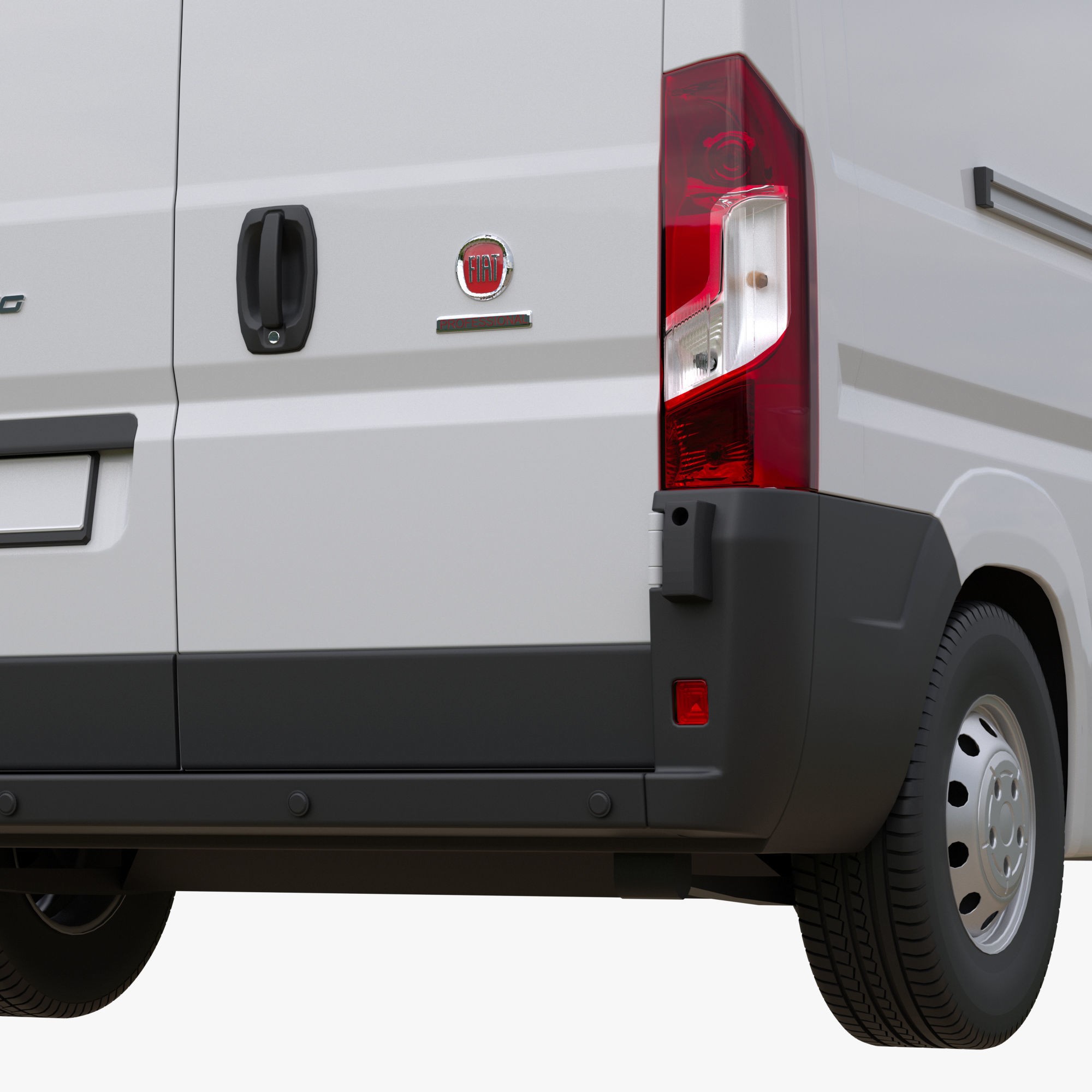 FIAT Ducato LWB L3H3 - Game-Ready 3D Model - View 8