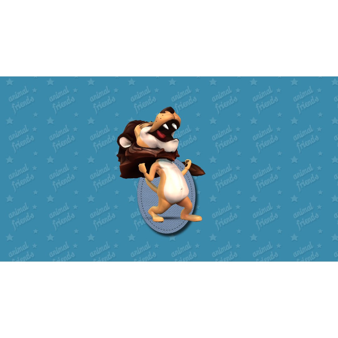 Jungle Animal Friends 3D Model – Low Poly Rigged Characters, FBX - View 12