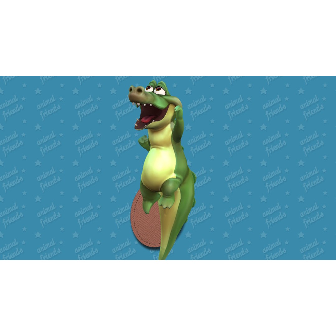 Jungle Animal Friends 3D Model – Low Poly Rigged Characters, FBX - View 16