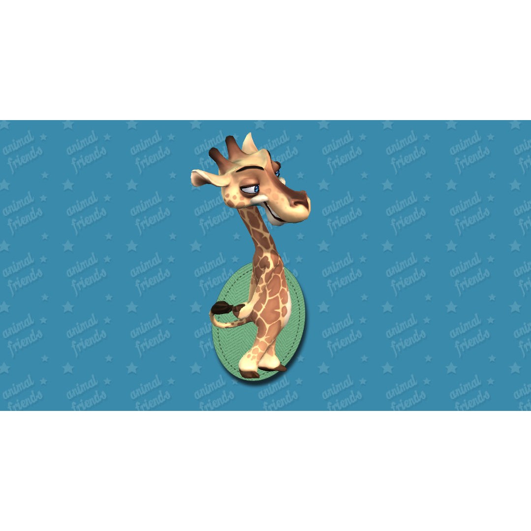 Jungle Animal Friends 3D Model – Low Poly Rigged Characters, FBX - View 19