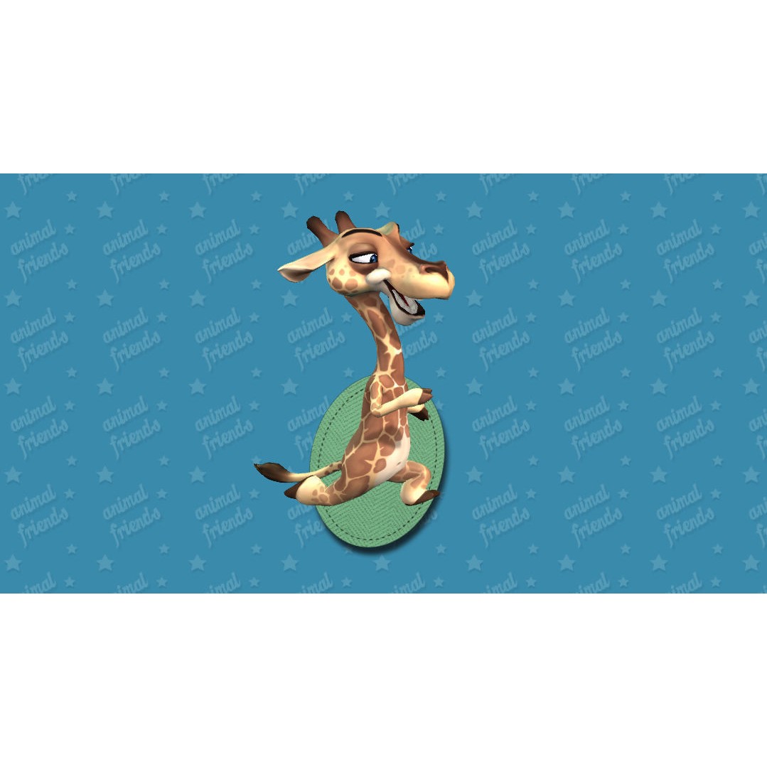 Jungle Animal Friends 3D Model – Low Poly Rigged Characters, FBX - View 21