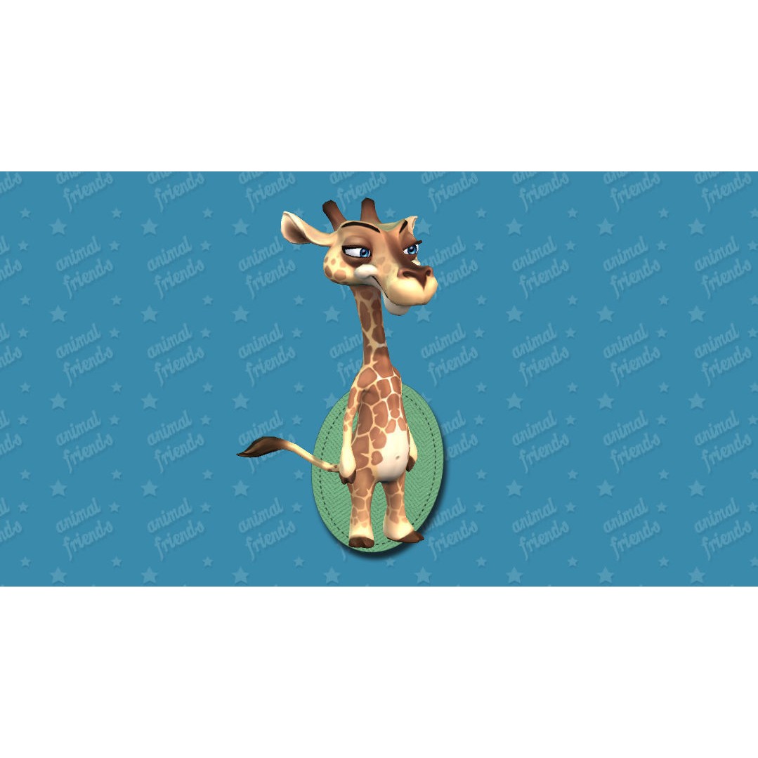 Jungle Animal Friends 3D Model – Low Poly Rigged Characters, FBX - View 23