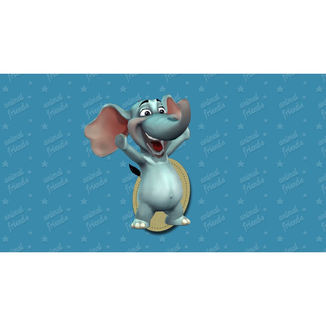 Jungle Animal Friends 3D Model – Low Poly Rigged Characters, FBX - View 26