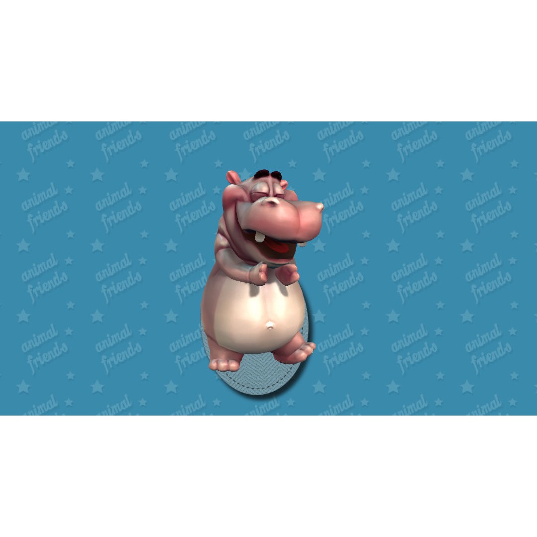 Jungle Animal Friends 3D Model – Low Poly Rigged Characters, FBX - View 27