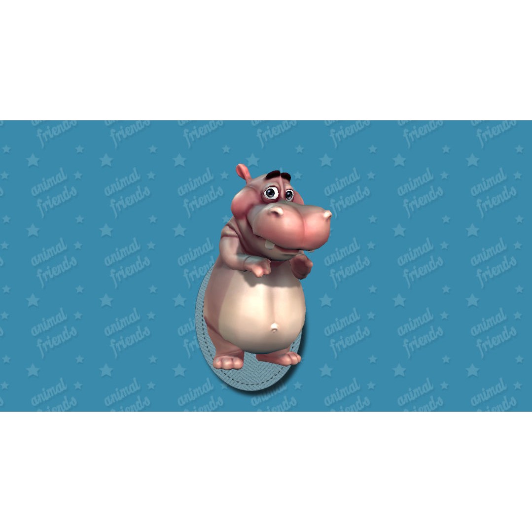 Jungle Animal Friends 3D Model – Low Poly Rigged Characters, FBX - View 29