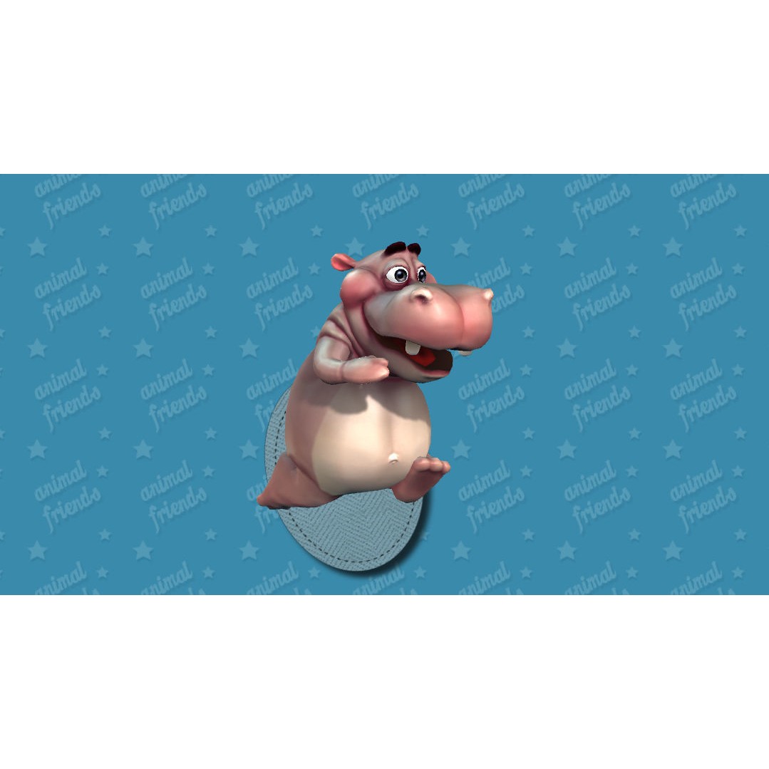 Jungle Animal Friends 3D Model – Low Poly Rigged Characters, FBX - View 30