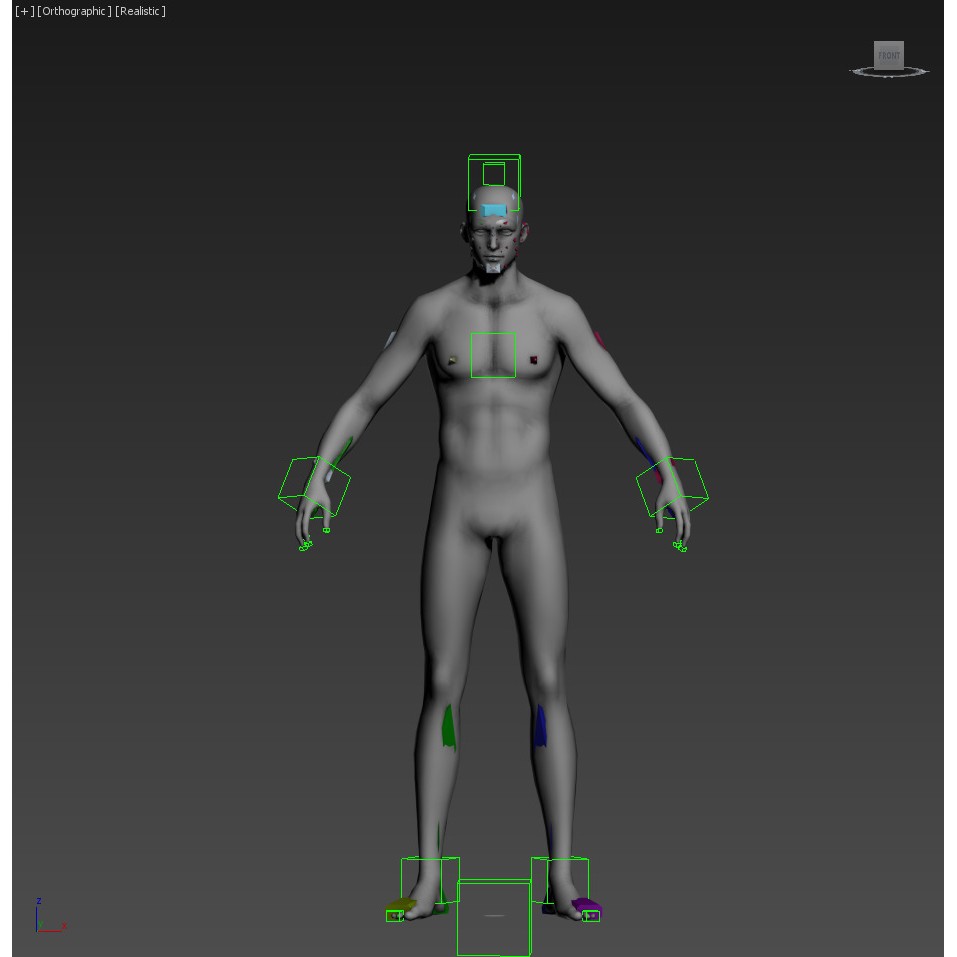 Fantasy Human Basemesh 3D Model – High Poly Rigged Low Poly Character - View 16