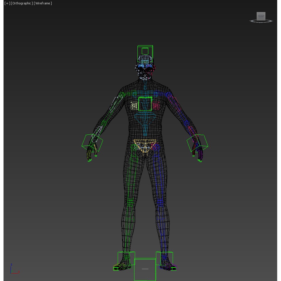 Fantasy Human Basemesh 3D Model – High Poly Rigged Low Poly Character - View 25