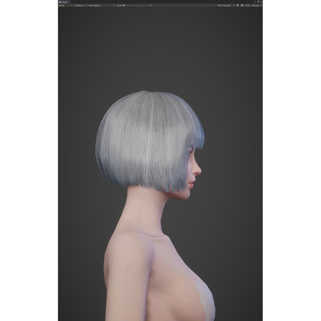Fantasy Human Basemesh 3D Model – High Poly Rigged Low Poly Character - View 32