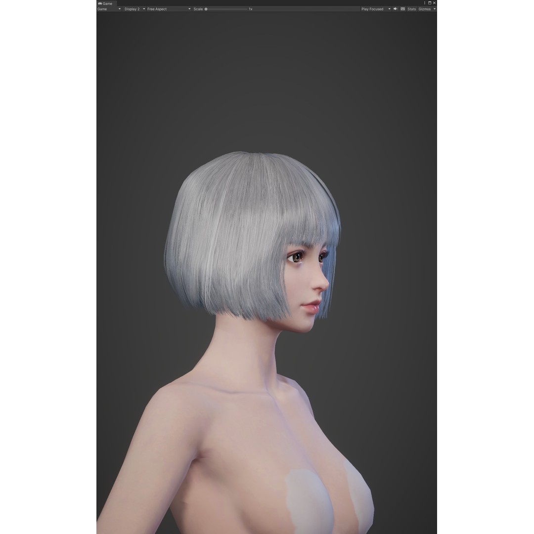Fantasy Human Basemesh 3D Model – High Poly Rigged Low Poly Character - View 33