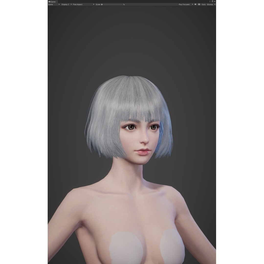 Fantasy Human Basemesh 3D Model – High Poly Rigged Low Poly Character - View 38