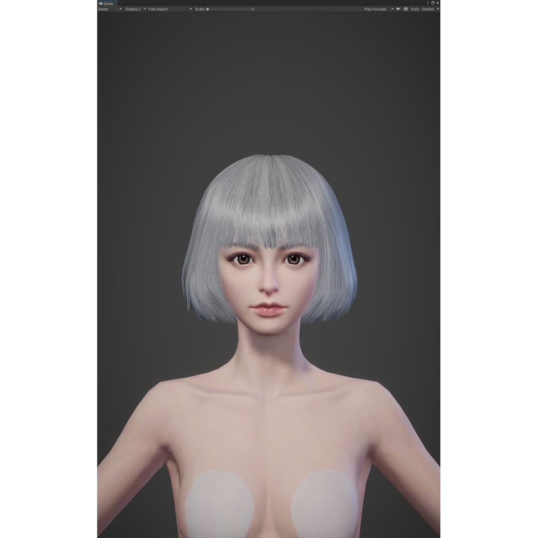 Fantasy Human Basemesh 3D Model – High Poly Rigged Low Poly Character - View 54