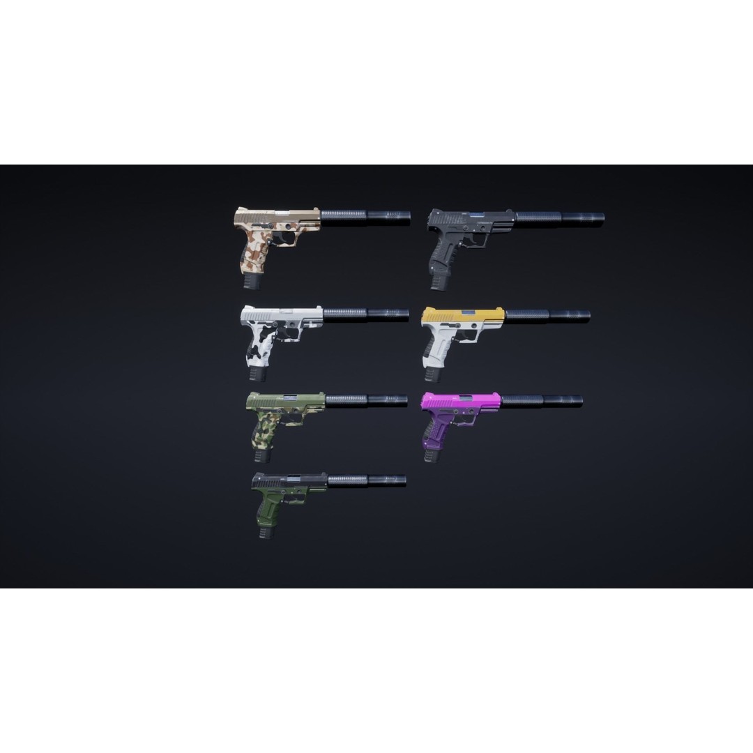 Sniper 3D Model – Low Poly Character with PBR Textures, FBX - View 11