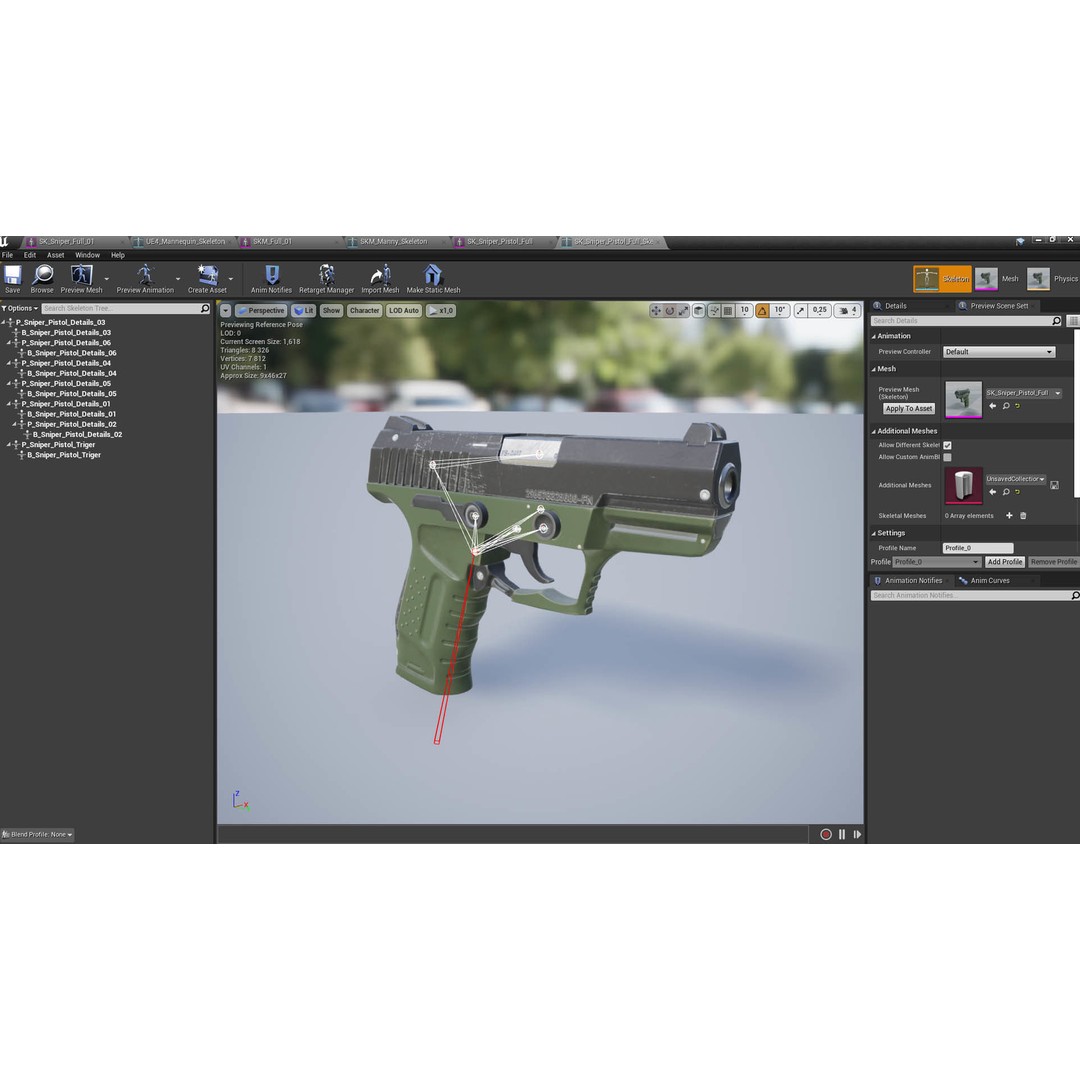 Sniper 3D Model – Low Poly Character with PBR Textures, FBX - View 5