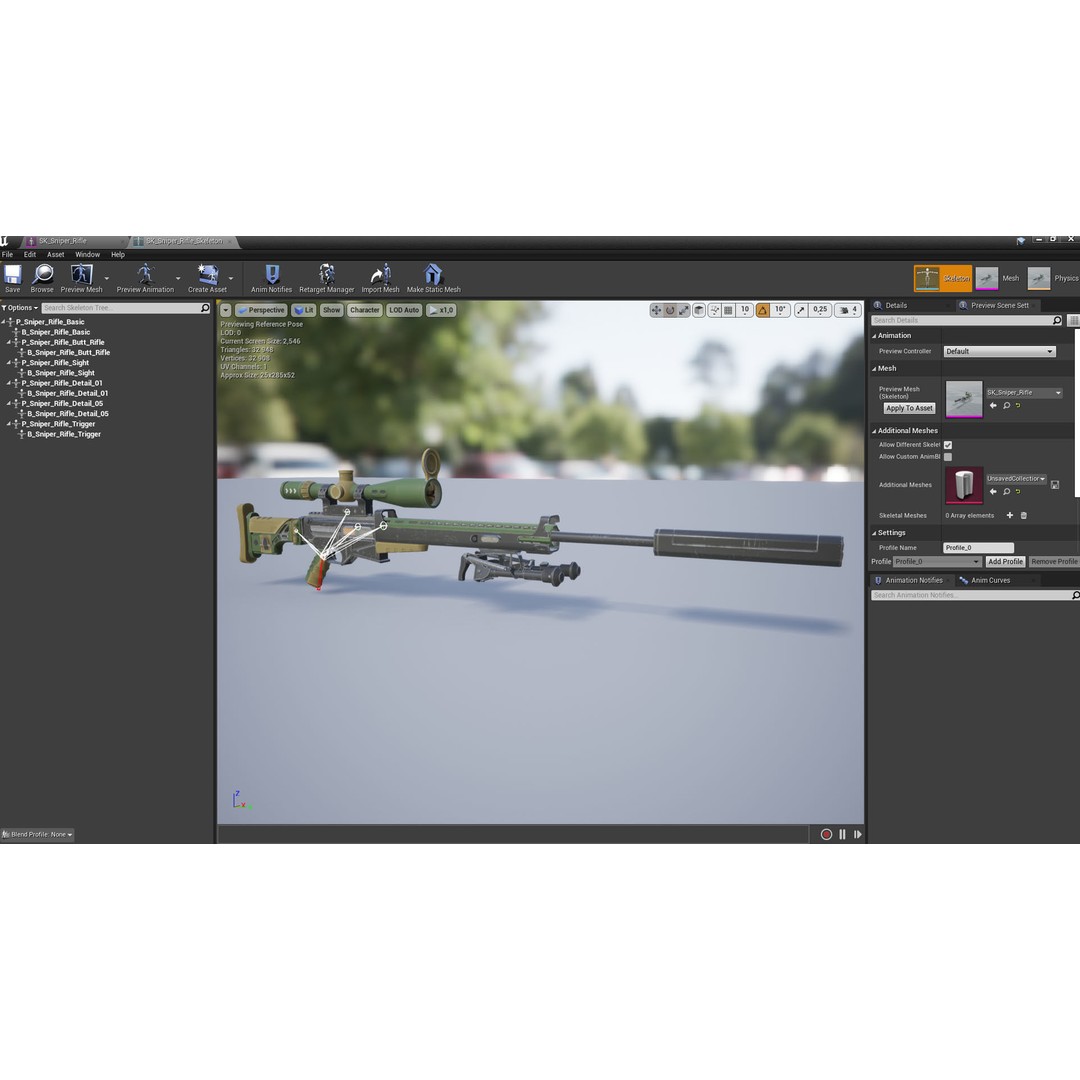 Sniper 3D Model – Low Poly Character with PBR Textures, FBX - View 6