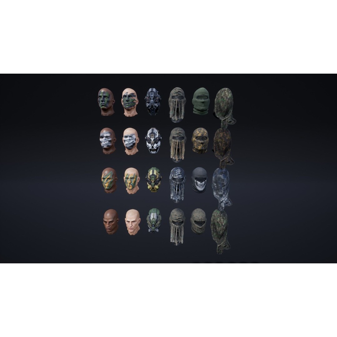 Sniper 3D Model – Low Poly Character with PBR Textures, FBX - View 9