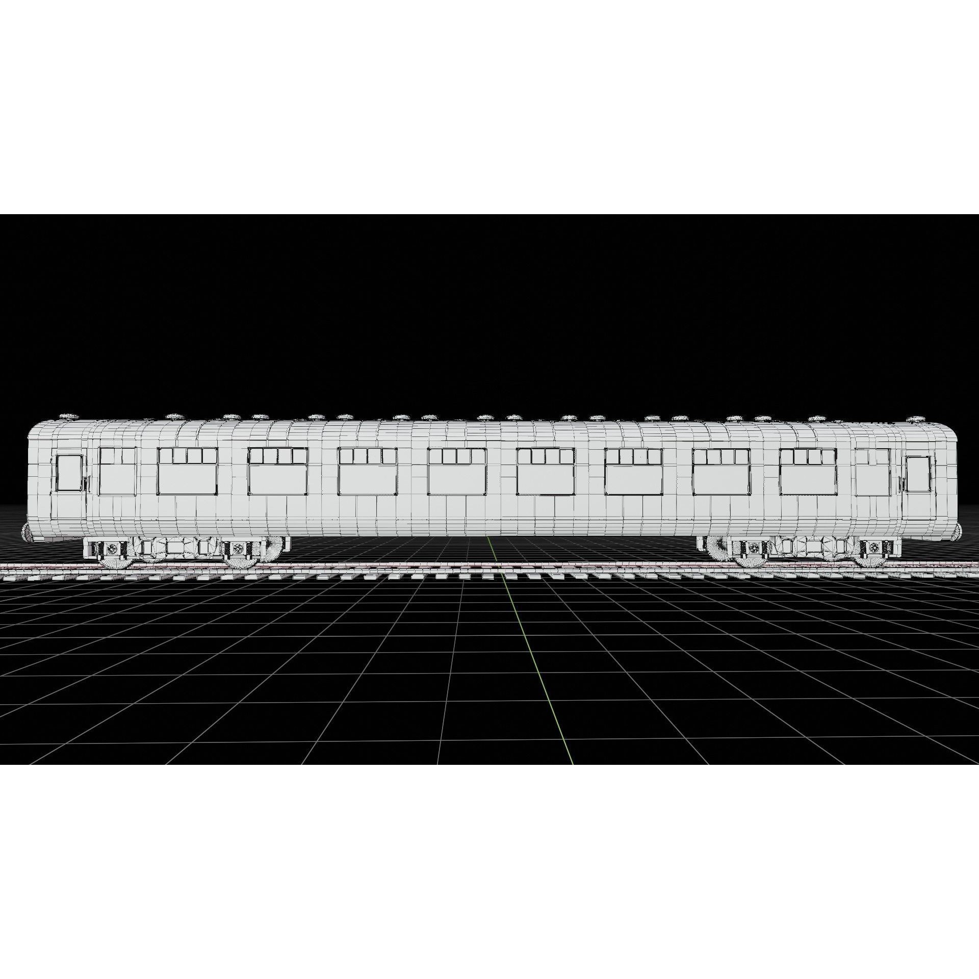 Hogwarts Express Compartment Coach - Low-Poly Game-Ready 3D Model - View 20