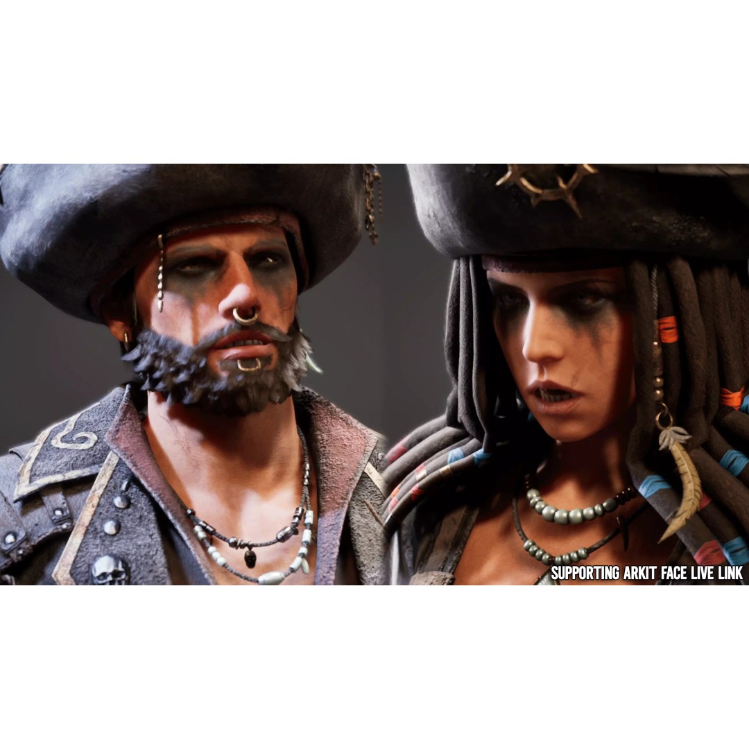 N5 Pirates 3D Model – Low Poly Game-Ready Character, FBX - View 13