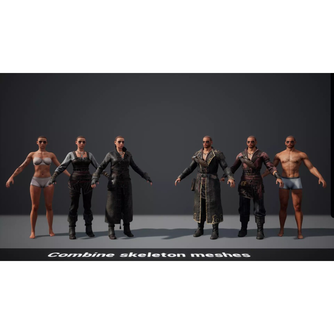N5 Pirates 3D Model – Low Poly Game-Ready Character, FBX - View 18