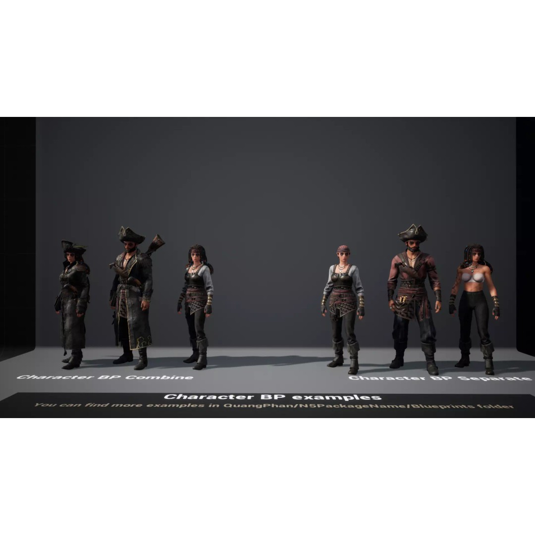 N5 Pirates 3D Model – Low Poly Game-Ready Character, FBX - View 19