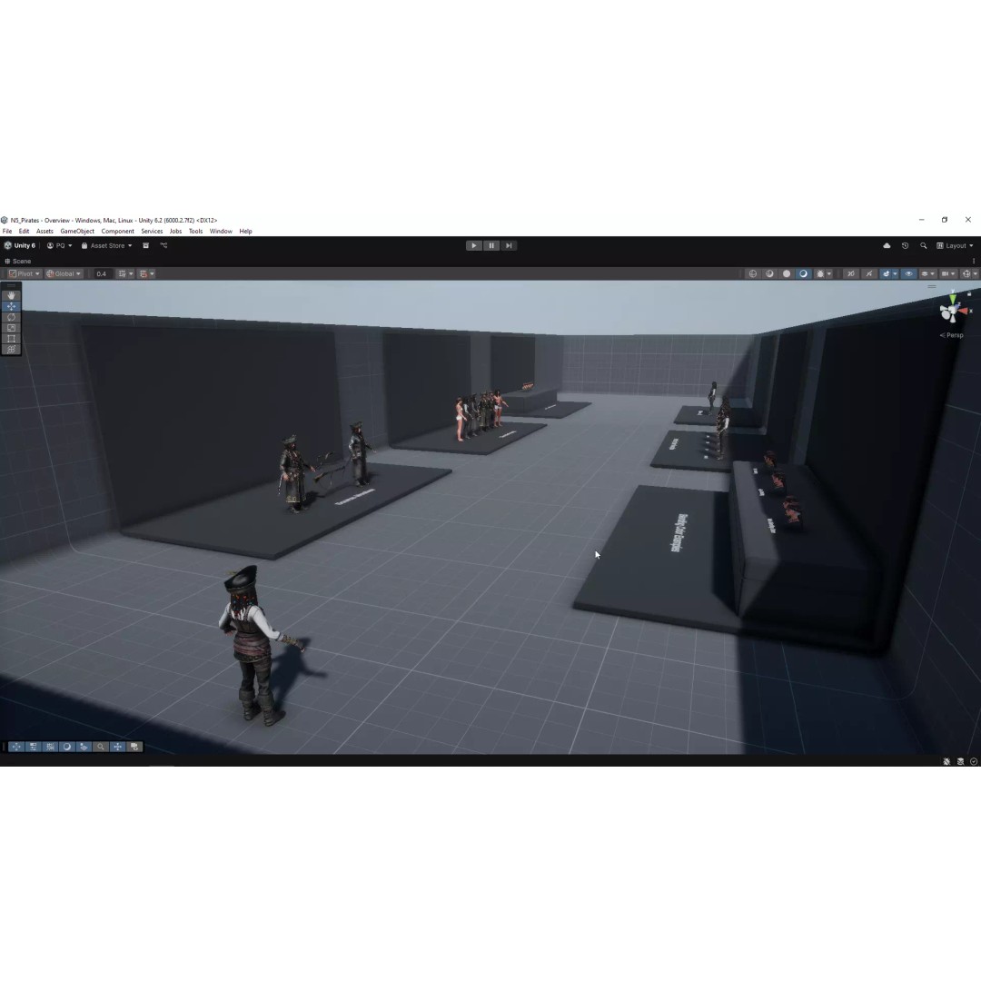 N5 Pirates 3D Model – Low Poly Game-Ready Character, FBX - View 35