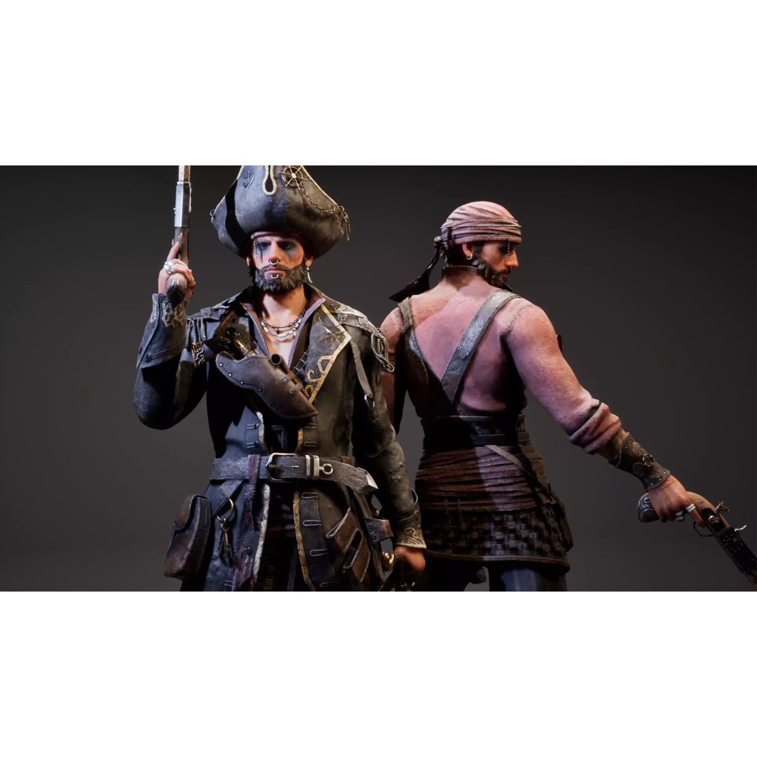 N5 Pirates 3D Model – Low Poly Game-Ready Character, FBX - View 4