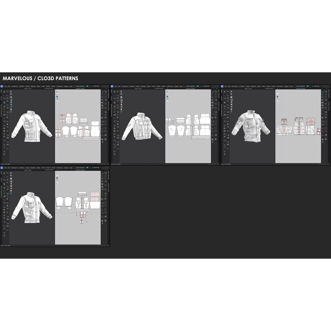 Men's Clothing 3D Model – High Poly Marvelous Designer Apparel, OBJ - View 11
